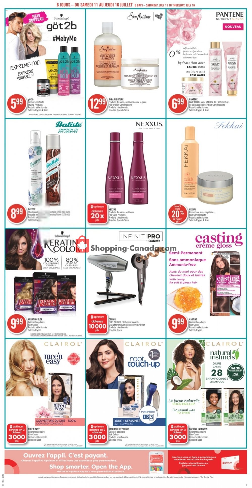 Pharmaprix flyer from Saturday July 11, 2020 to Thursday July 16, 2020 - page 18