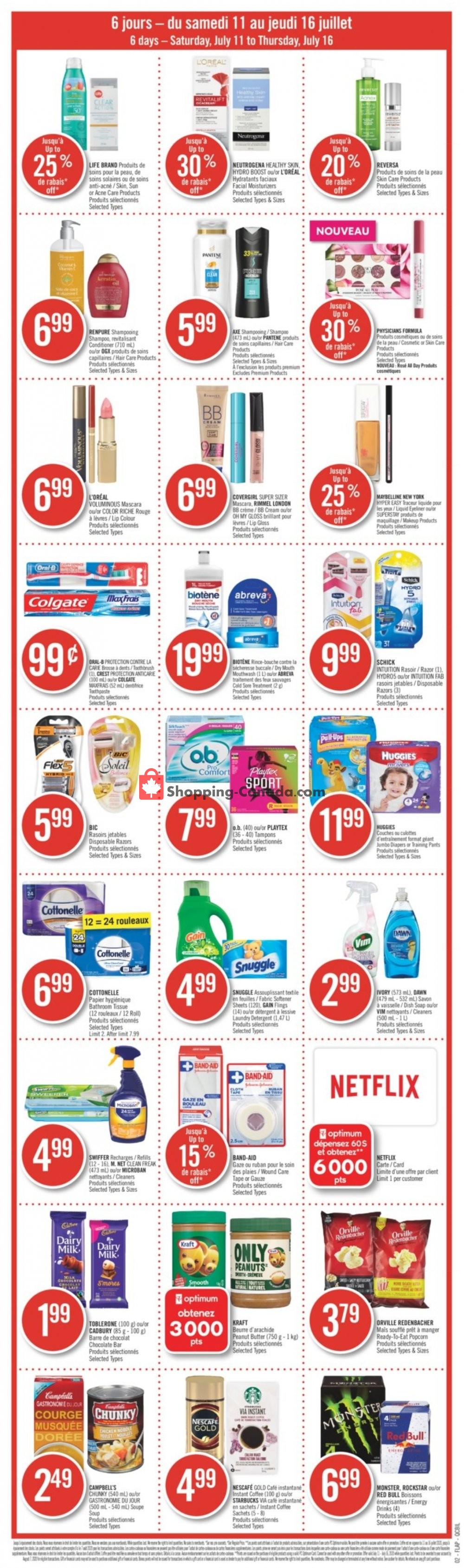 Pharmaprix flyer from Saturday July 11, 2020 to Thursday July 16, 2020 - page 3