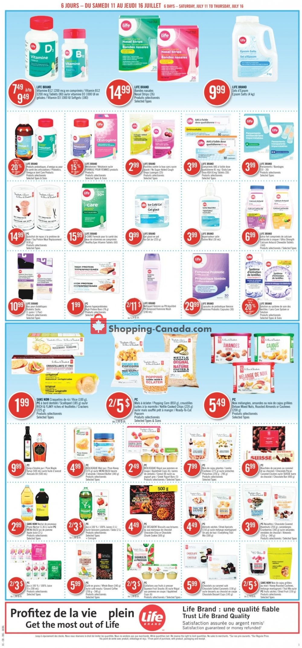 Pharmaprix flyer from Saturday July 11, 2020 to Thursday July 16, 2020 - page 7
