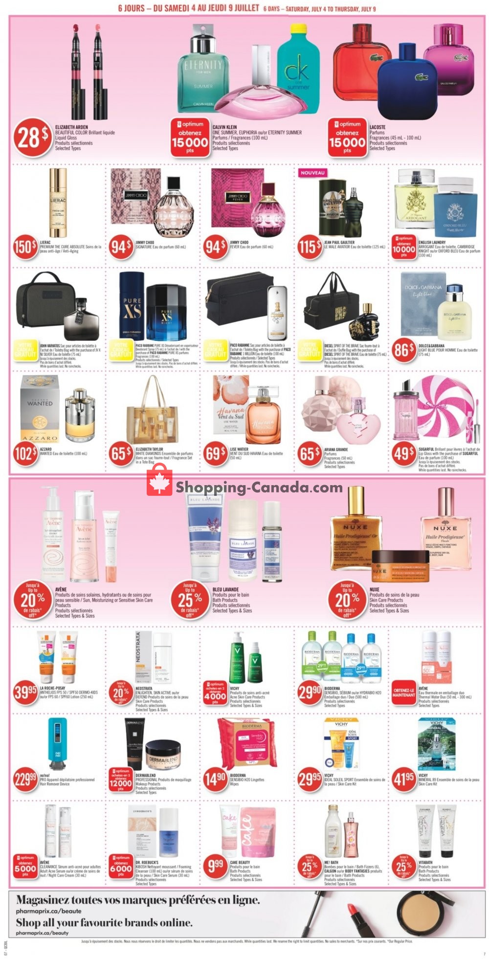 Pharmaprix flyer from Saturday July 4, 2020 to Thursday July 9, 2020 - page 12