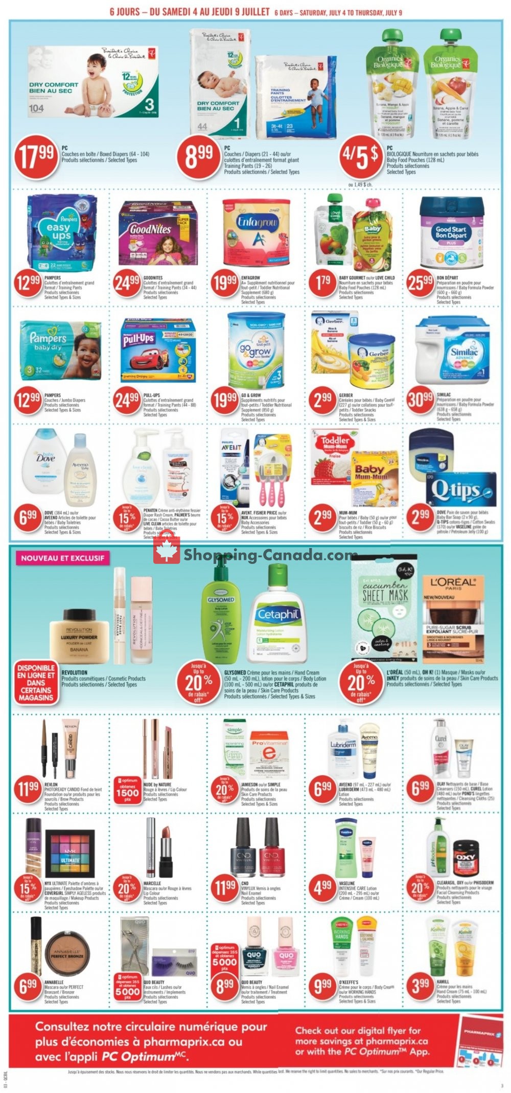 Pharmaprix flyer from Saturday July 4, 2020 to Thursday July 9, 2020 - page 6