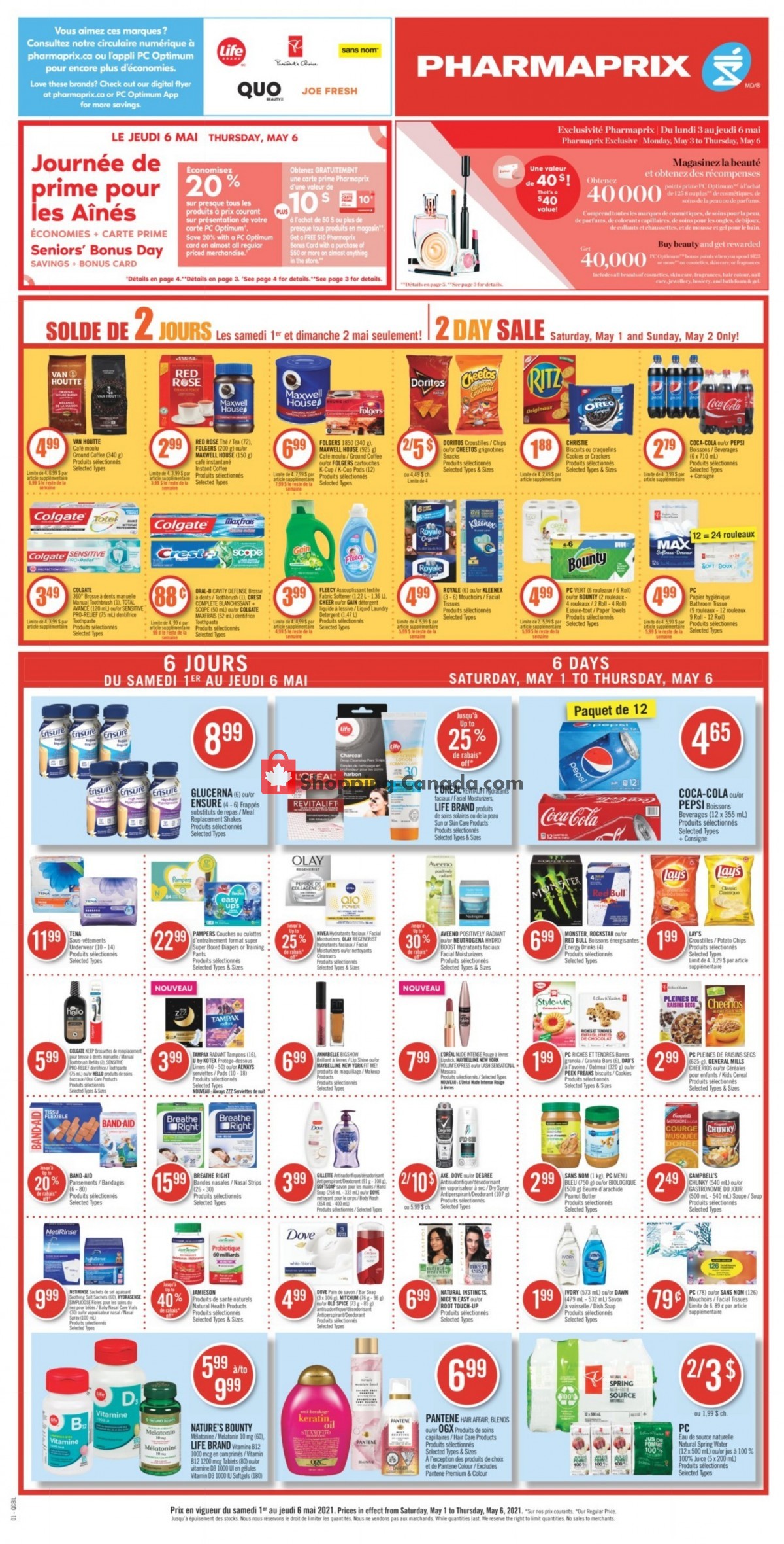 Pharmaprix flyer from Saturday May 1, 2021 to Thursday May 6, 2021 - page 4