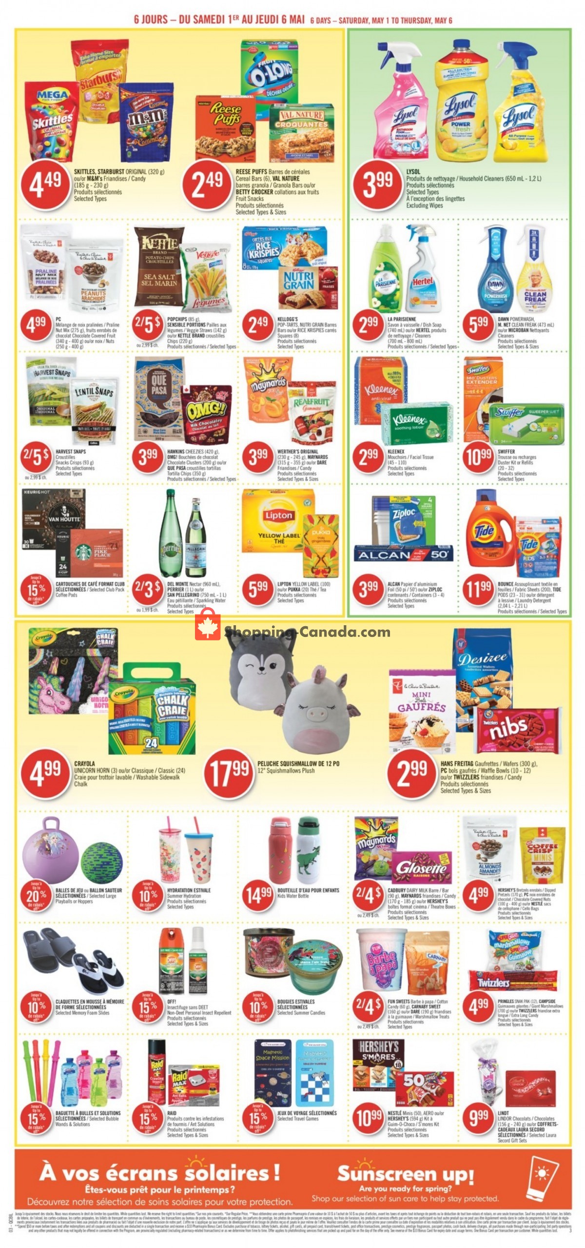 Pharmaprix flyer from Saturday May 1, 2021 to Thursday May 6, 2021 - page 6