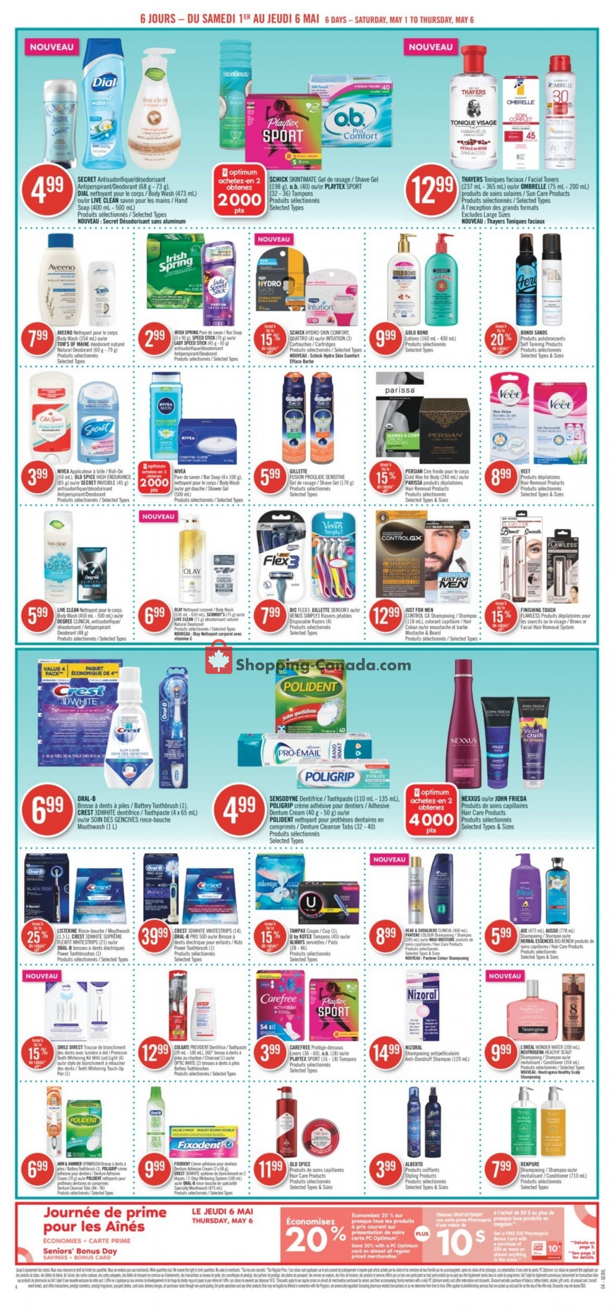 Pharmaprix flyer from Saturday May 1, 2021 to Thursday May 6, 2021 - page 7