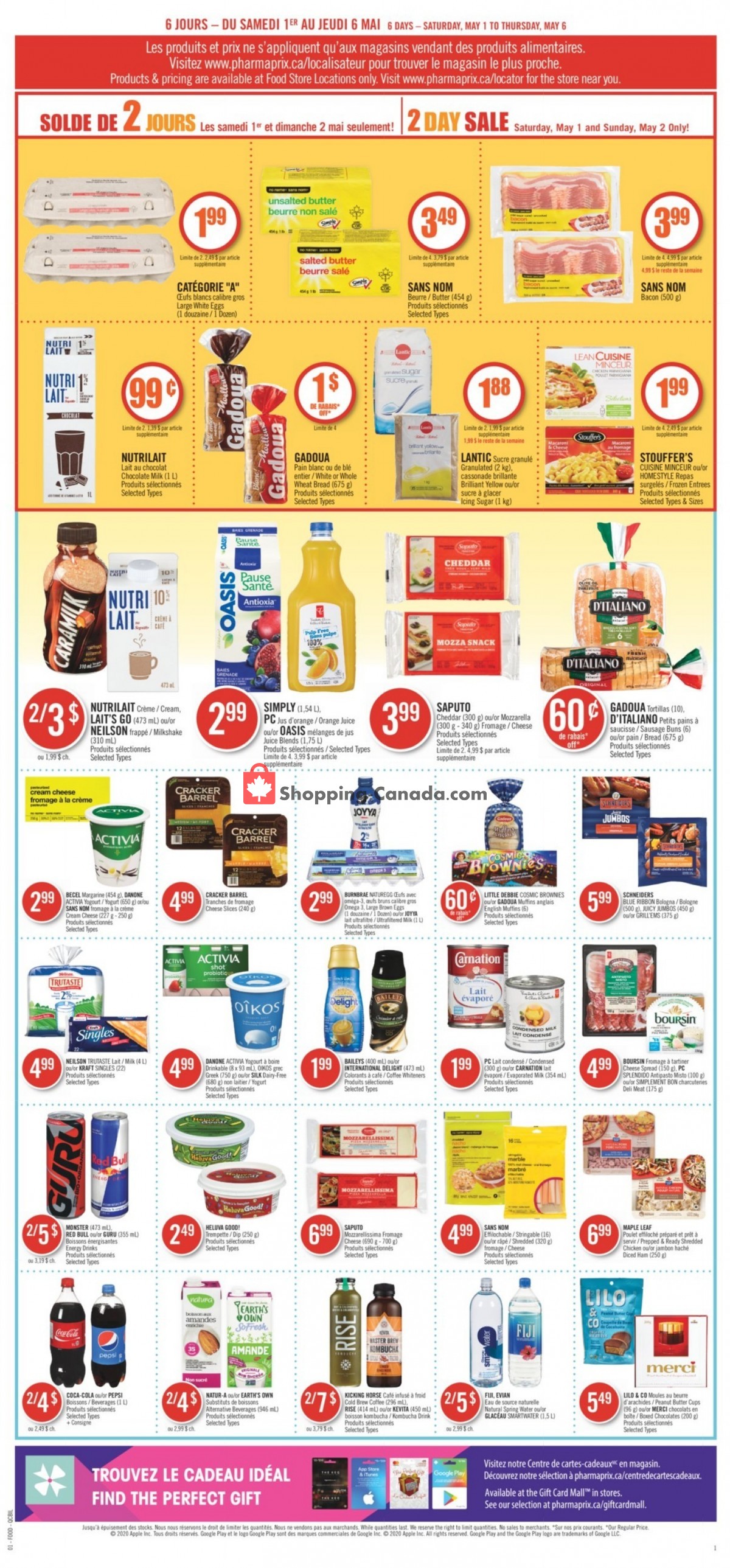 Pharmaprix flyer from Saturday May 1, 2021 to Thursday May 6, 2021 - page 8