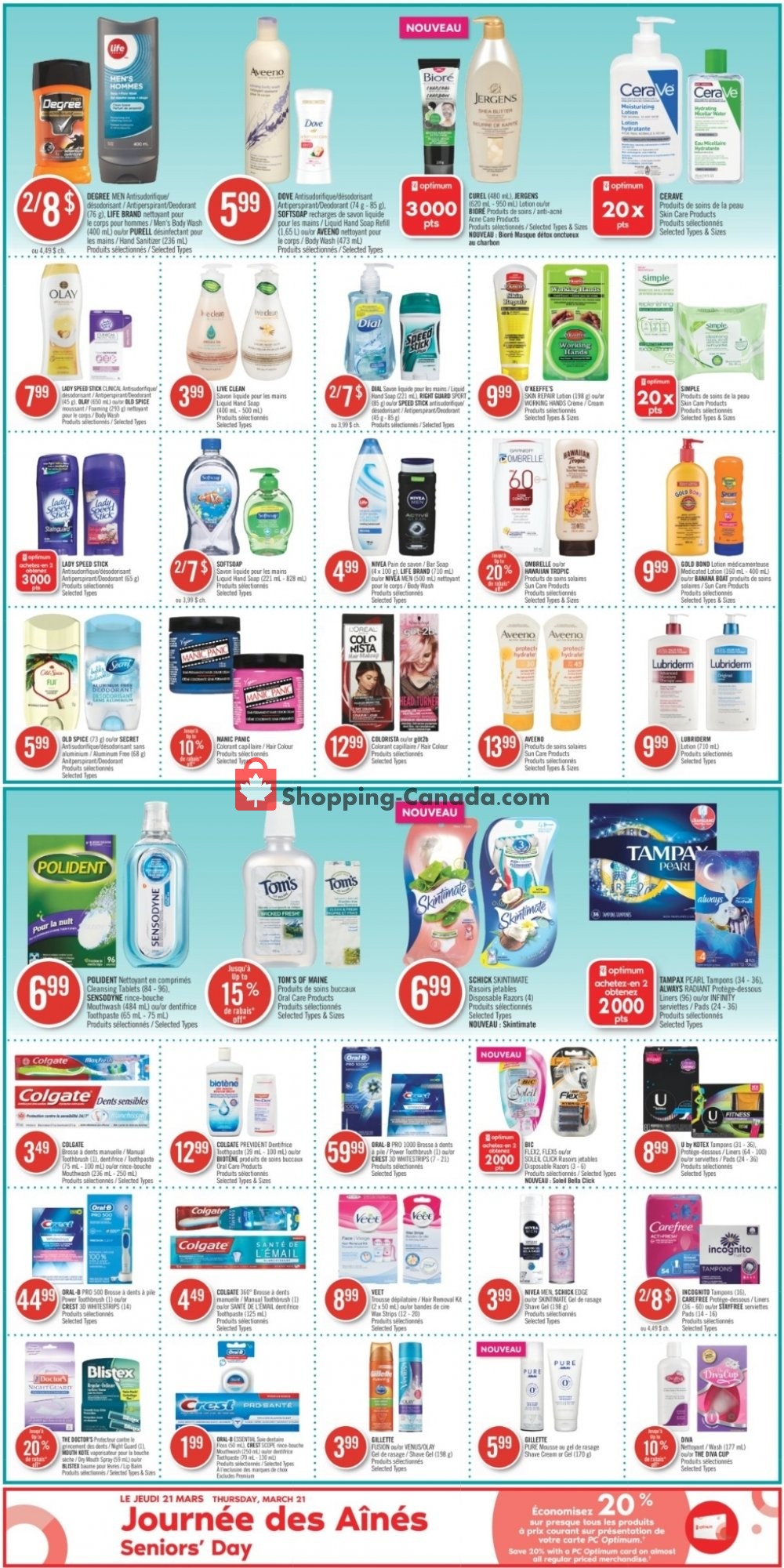 Pharmaprix flyer from Saturday March 16, 2019 to Friday March 22, 2019 - page 10