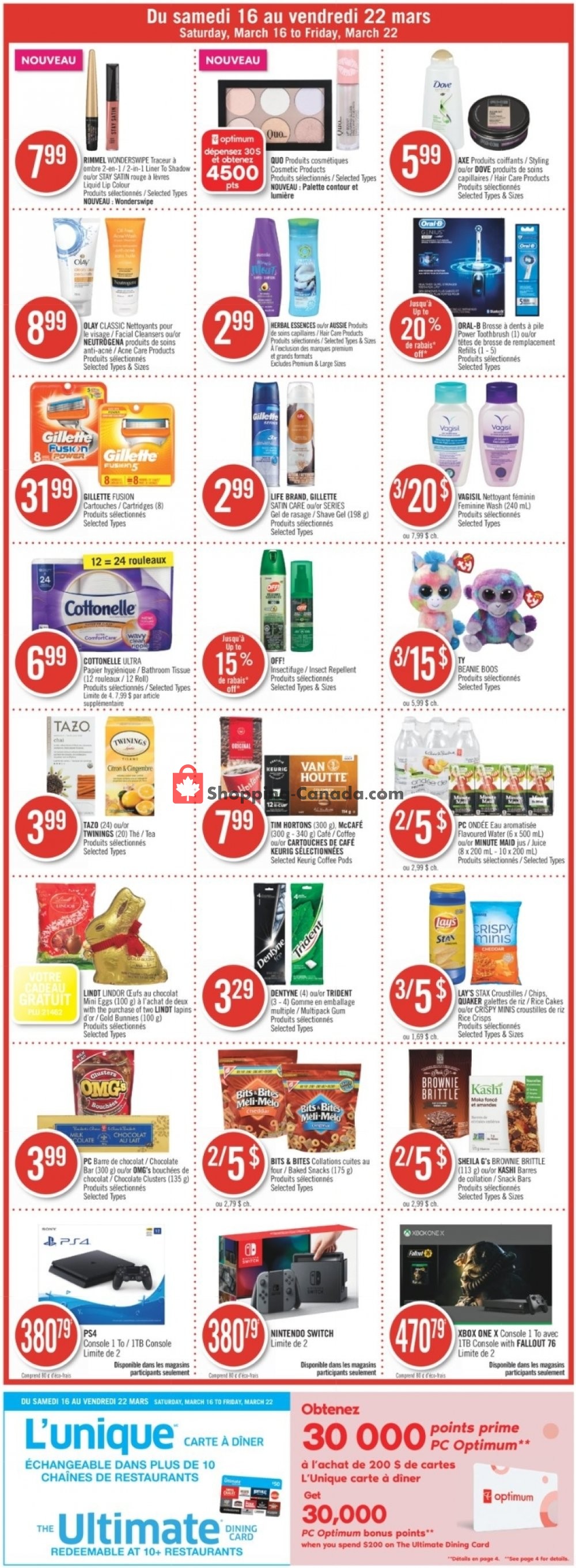 Pharmaprix flyer from Saturday March 16, 2019 to Friday March 22, 2019 - page 2