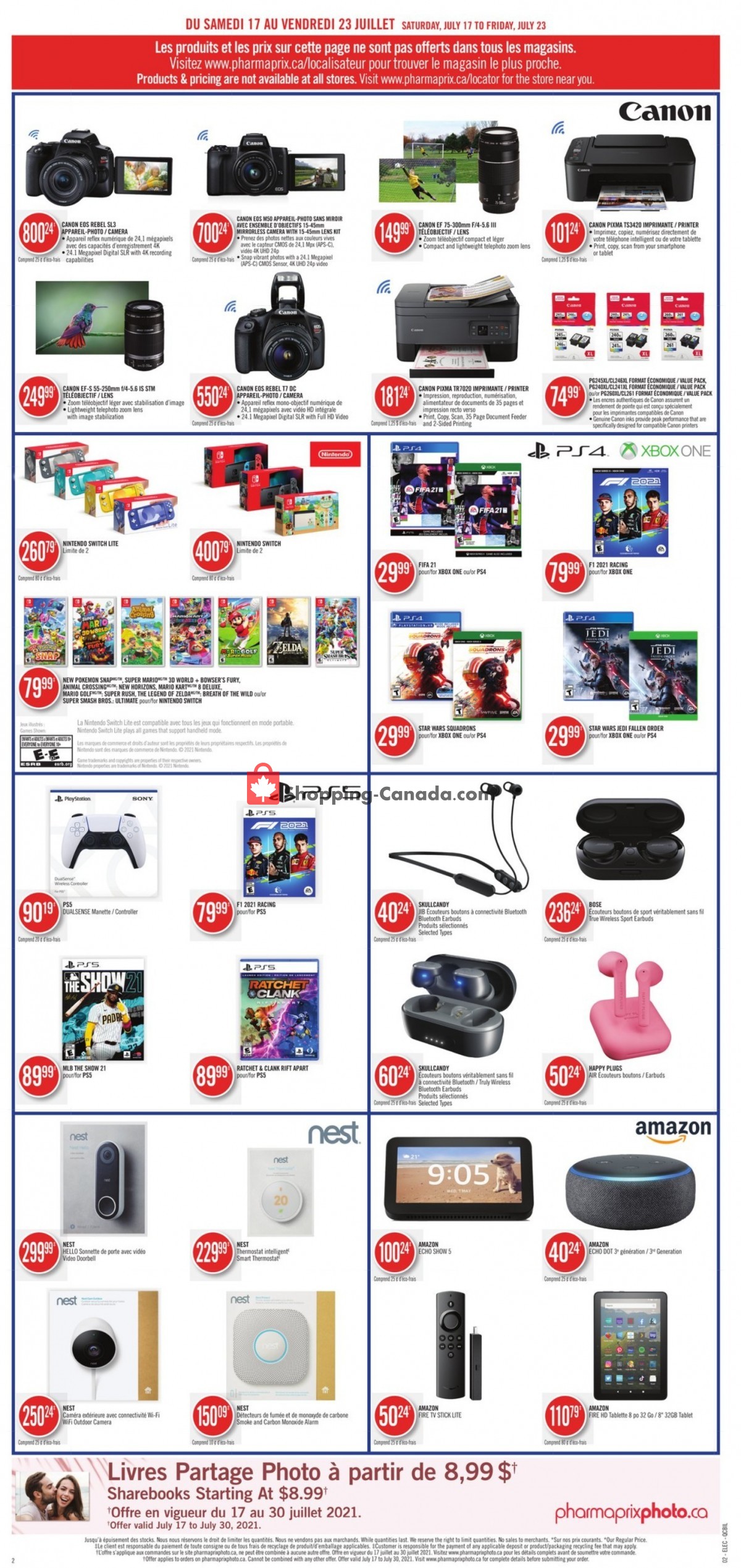 Pharmaprix flyer from Saturday July 17, 2021 to Friday July 23, 2021 - page 15