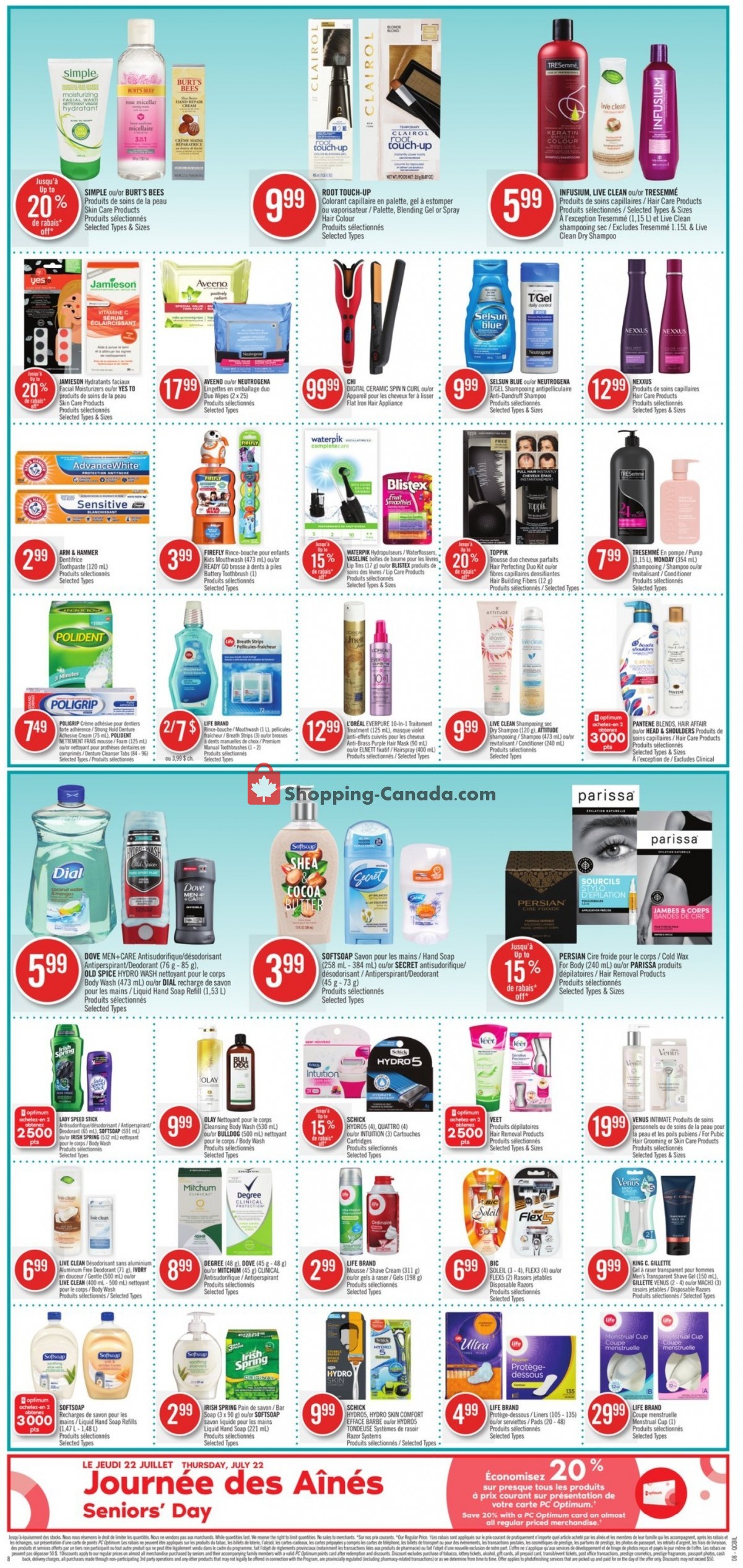 Pharmaprix flyer from Saturday July 17, 2021 to Friday July 23, 2021 - page 18