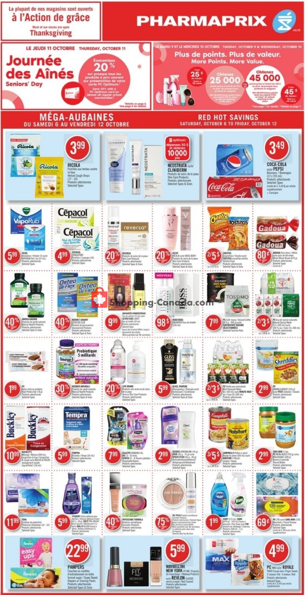 Pharmaprix flyer from Saturday October 6, 2018 to Friday October 12, 2018 - page 3