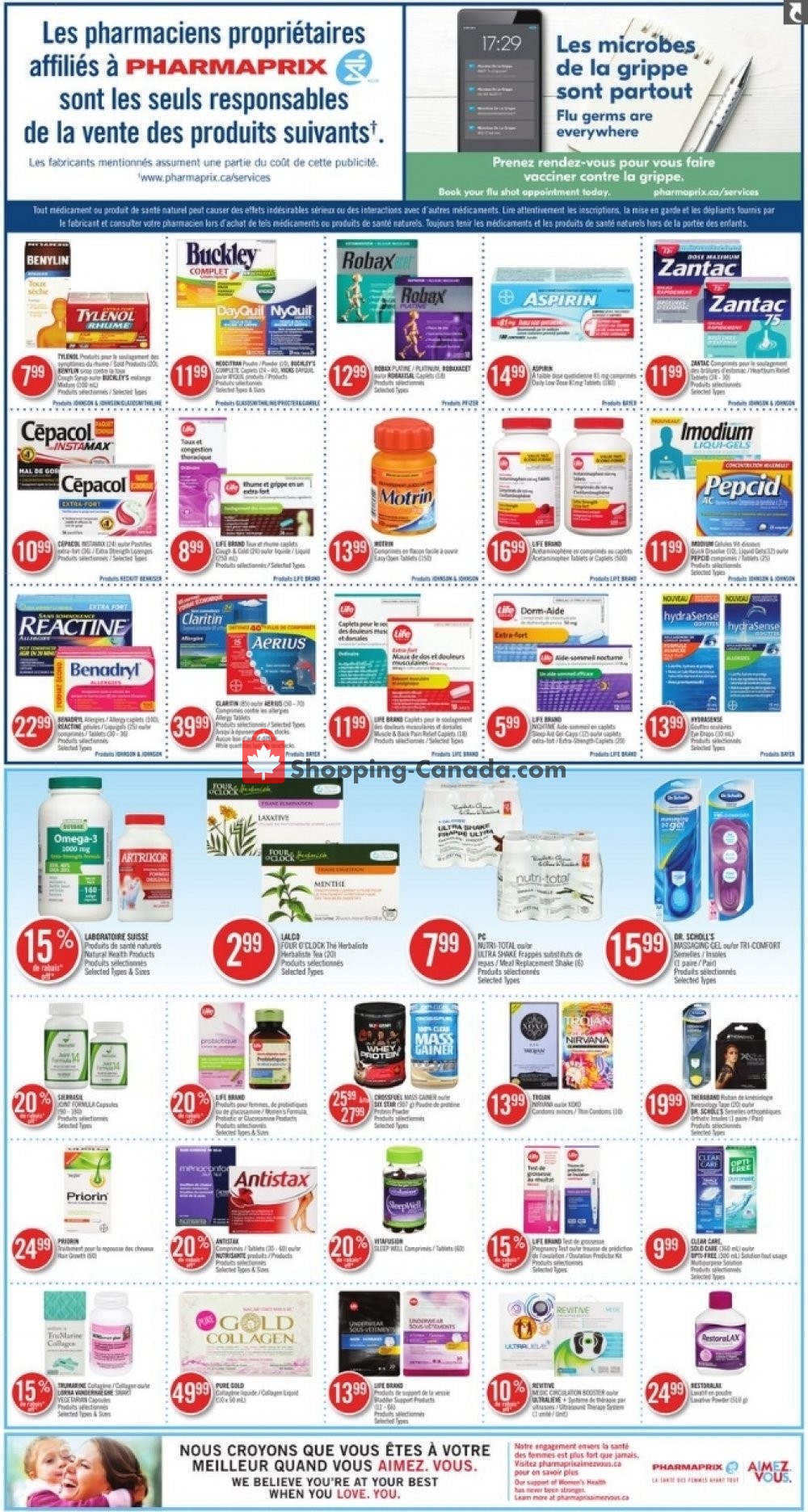 Pharmaprix flyer from Saturday October 6, 2018 to Friday October 12, 2018 - page 4