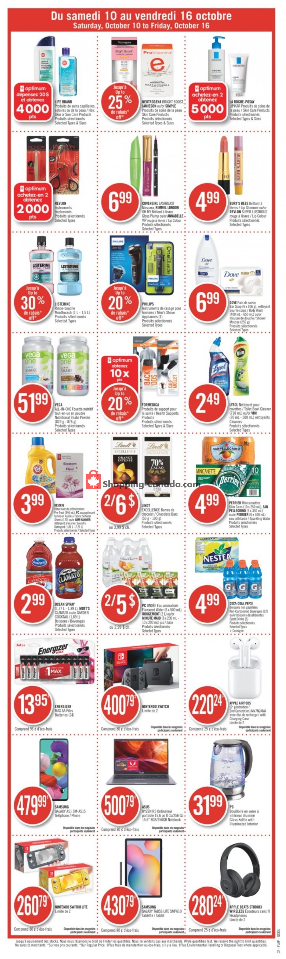 Pharmaprix flyer from Saturday October 10, 2020 to Friday October 16, 2020 - page 5