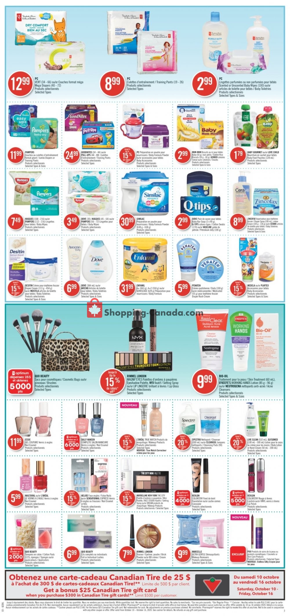Pharmaprix flyer from Saturday October 10, 2020 to Friday October 16, 2020 - page 8