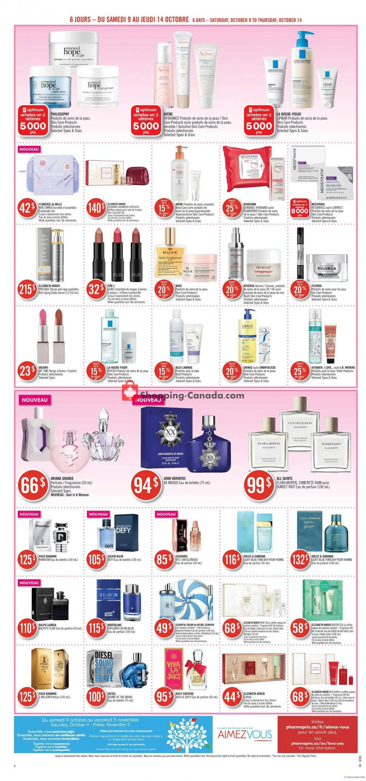 Pharmaprix flyer from Saturday October 9, 2021 to Thursday October 14, 2021 - page 14