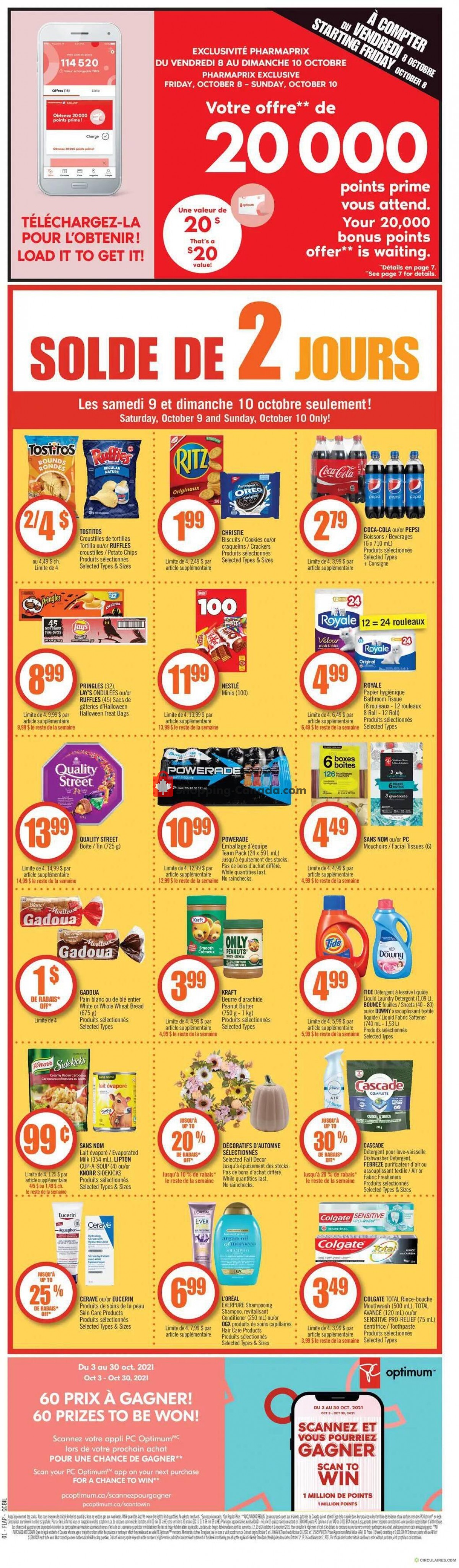 Pharmaprix flyer from Saturday October 9, 2021 to Thursday October 14, 2021 - page 3