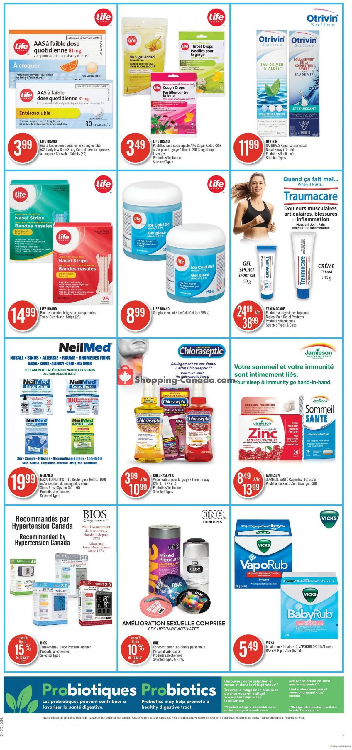 Pharmaprix flyer from Saturday October 9, 2021 to Thursday October 14, 2021 - page 9