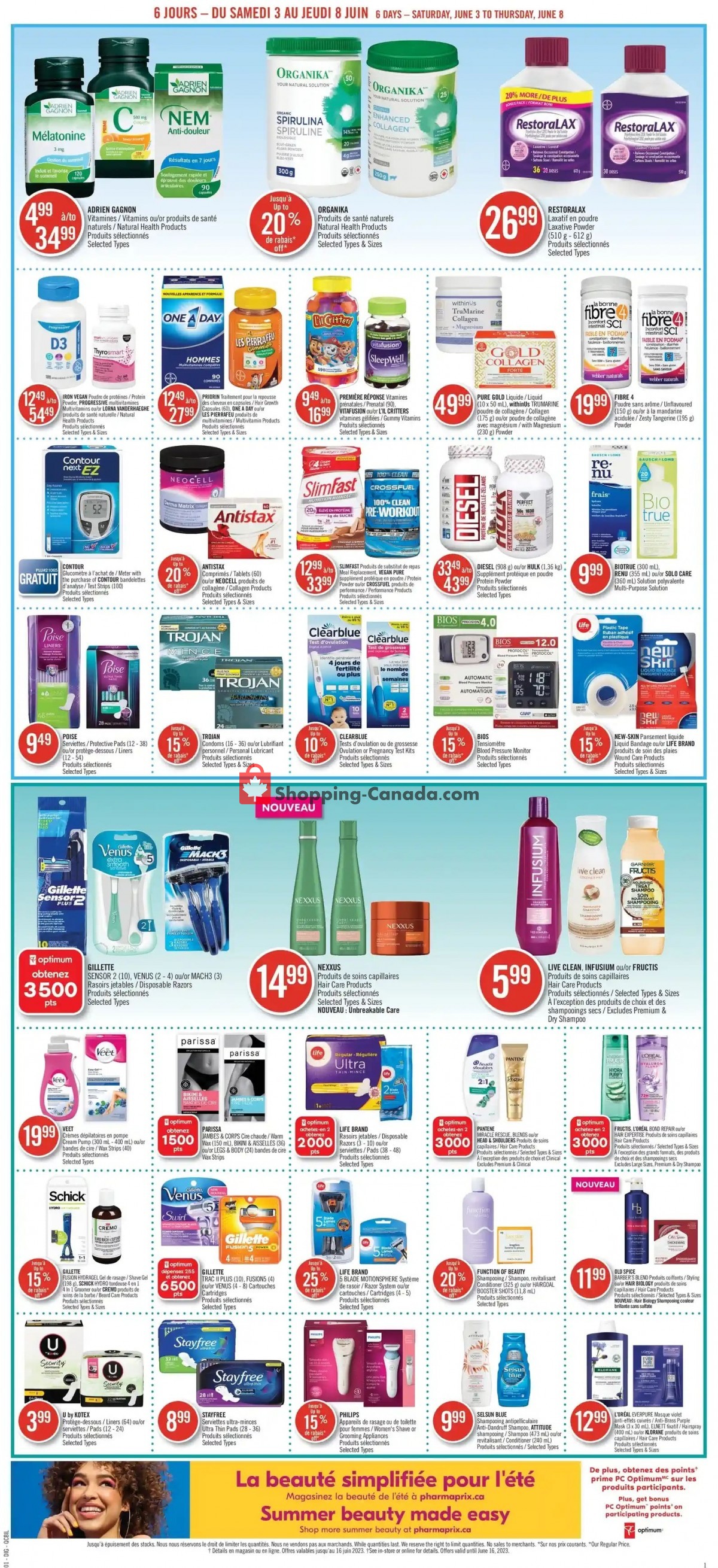 Pharmaprix flyer from Saturday June 3, 2023 to Thursday June 8, 2023 - page 7