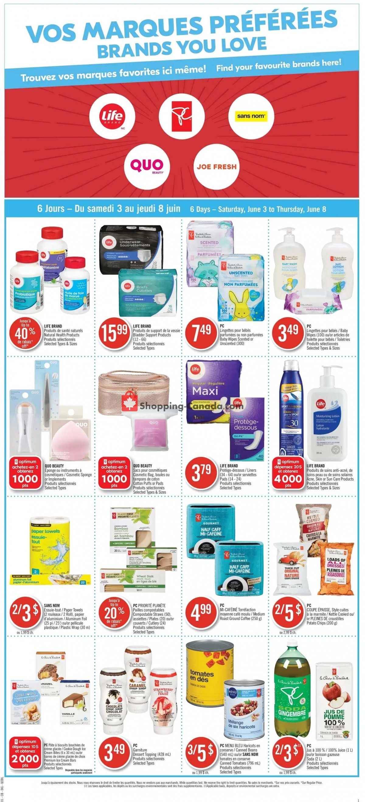 Pharmaprix flyer from Saturday June 3, 2023 to Thursday June 8, 2023 - page 8