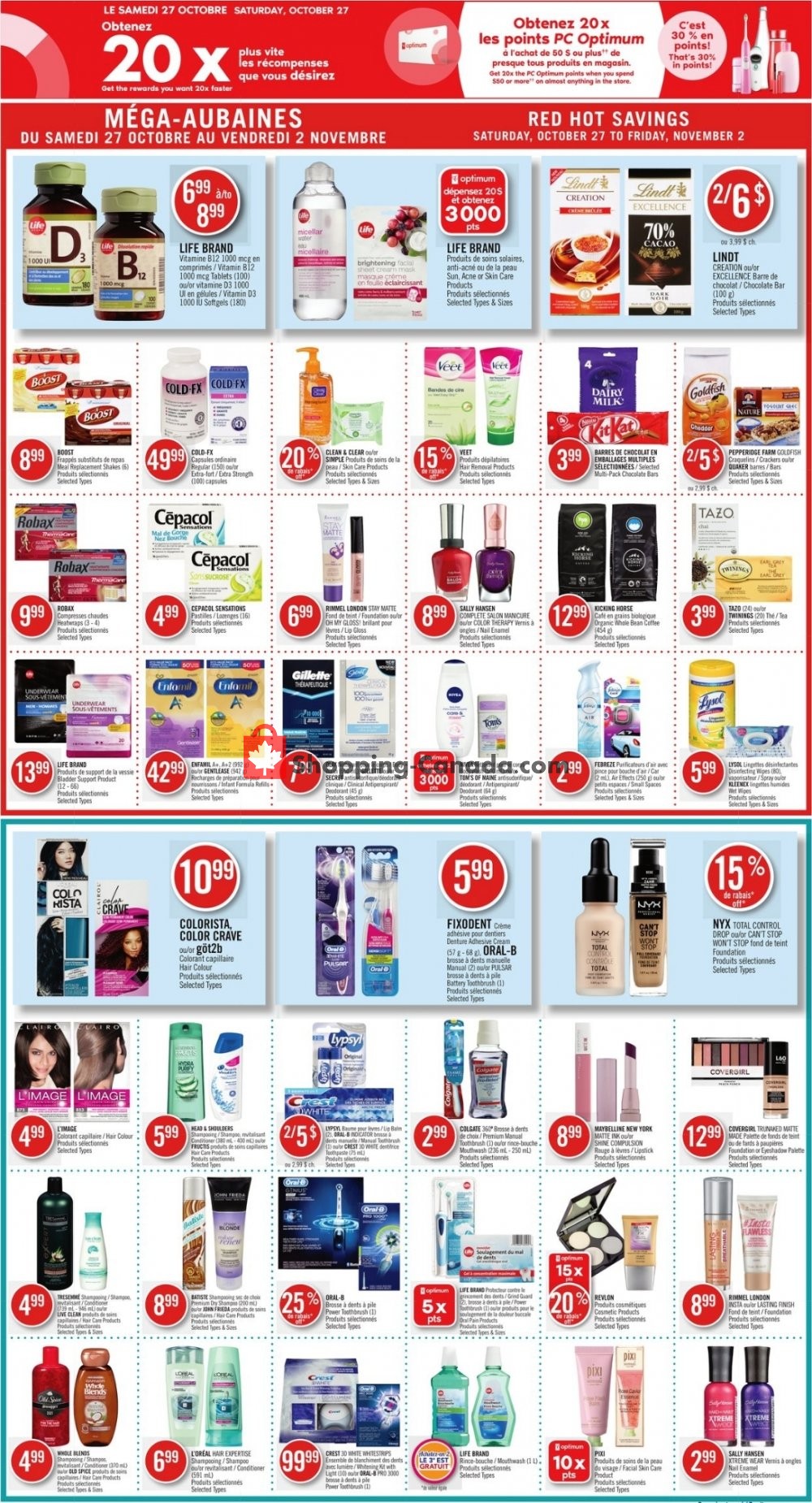 Pharmaprix flyer from Saturday October 27, 2018 to Friday November 2, 2018 - page 16