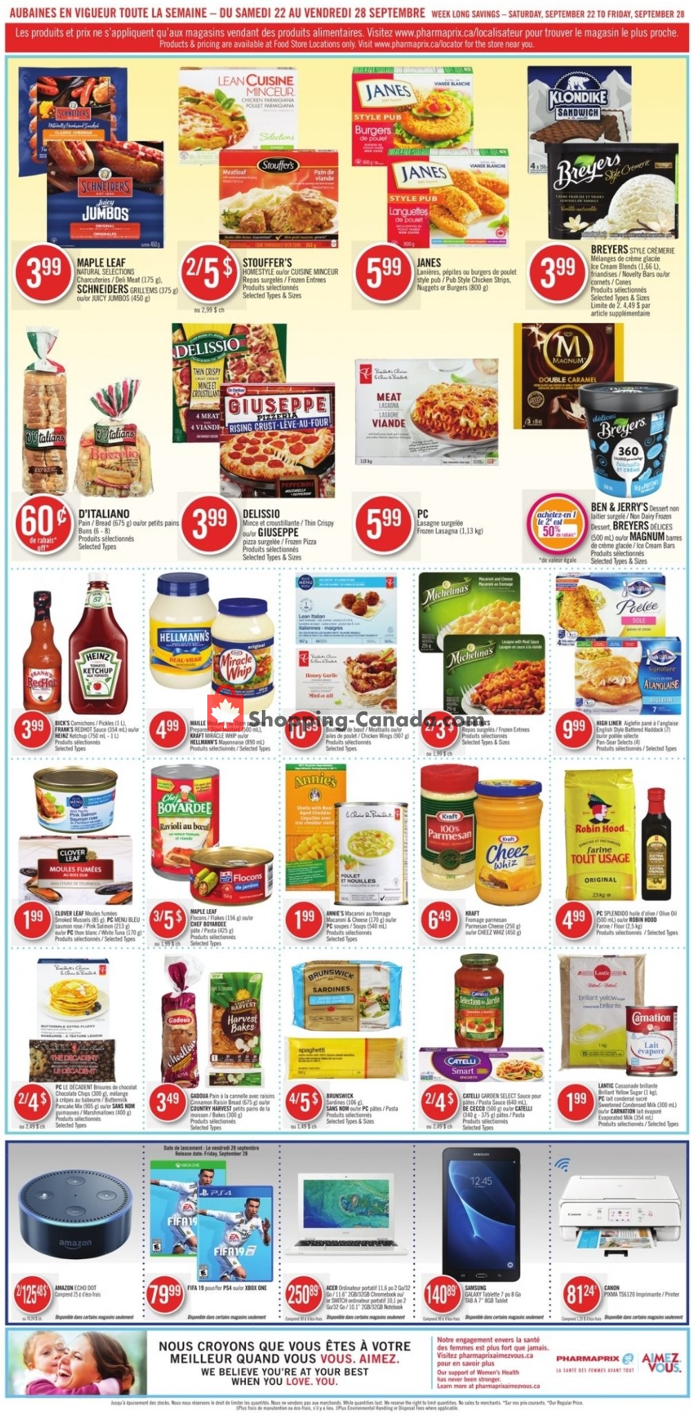 Pharmaprix flyer from Saturday September 22, 2018 to Friday September 28, 2018 - page 8