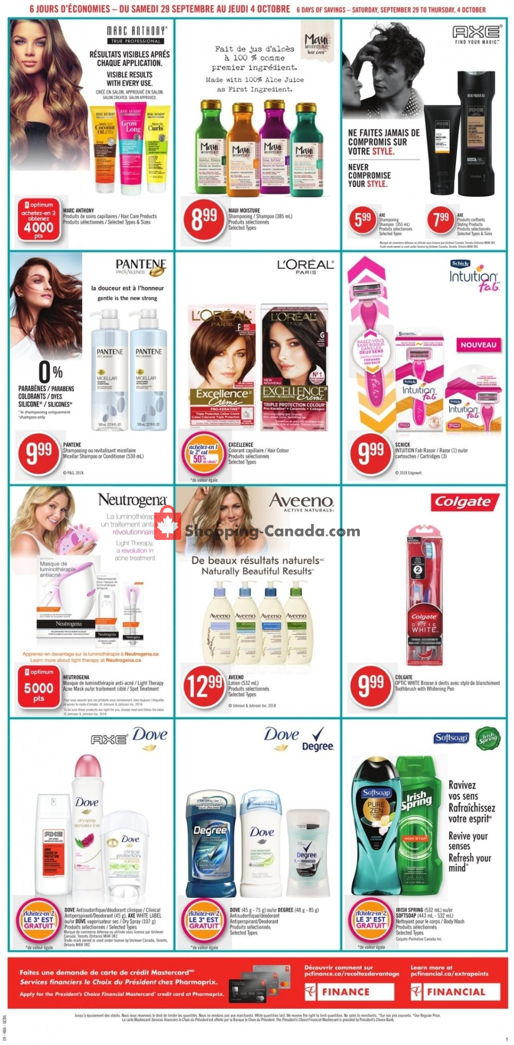 Pharmaprix flyer from Saturday September 29, 2018 to Thursday October 4, 2018 - page 13