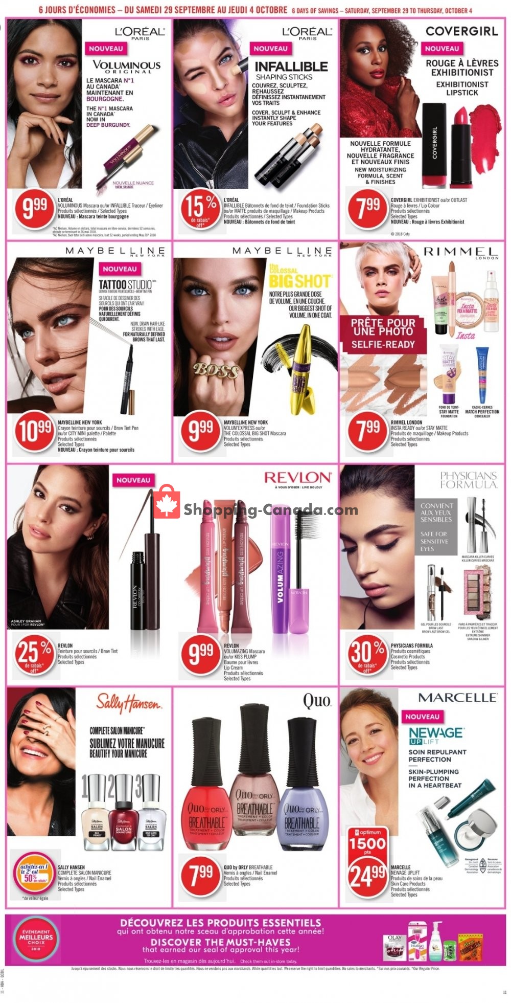 Pharmaprix flyer from Saturday September 29, 2018 to Thursday October 4, 2018 - page 15