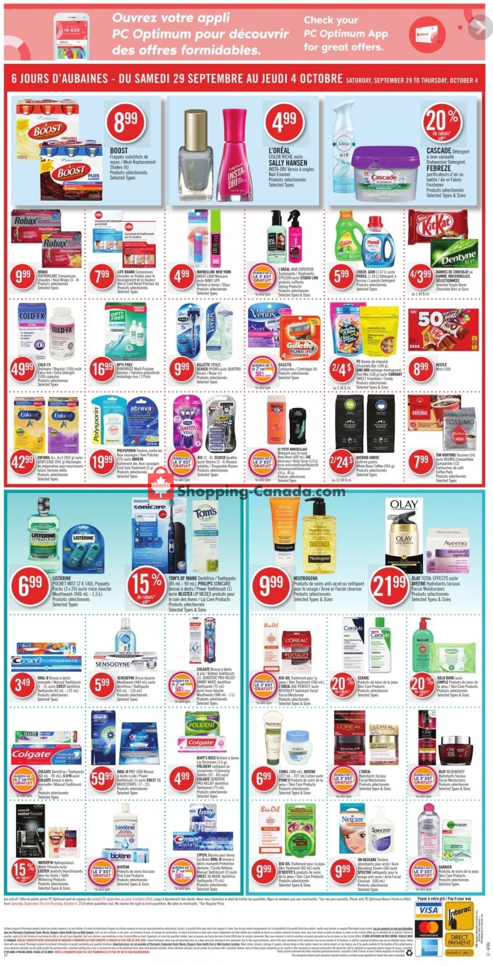 Pharmaprix flyer from Saturday September 29, 2018 to Thursday October 4, 2018 - page 16