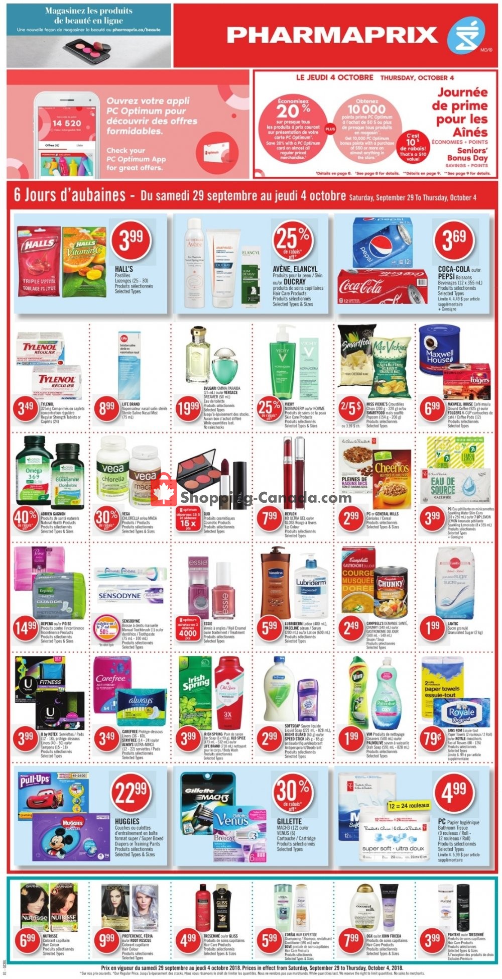 Pharmaprix flyer from Saturday September 29, 2018 to Thursday October 4, 2018 - page 3