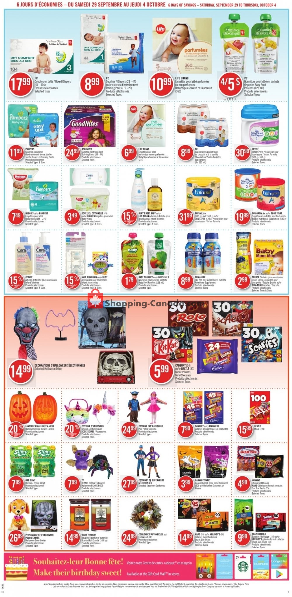 Pharmaprix flyer from Saturday September 29, 2018 to Thursday October 4, 2018 - page 5