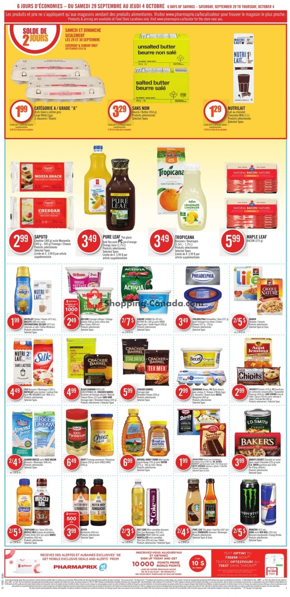 Pharmaprix flyer from Saturday September 29, 2018 to Thursday October 4, 2018 - page 9
