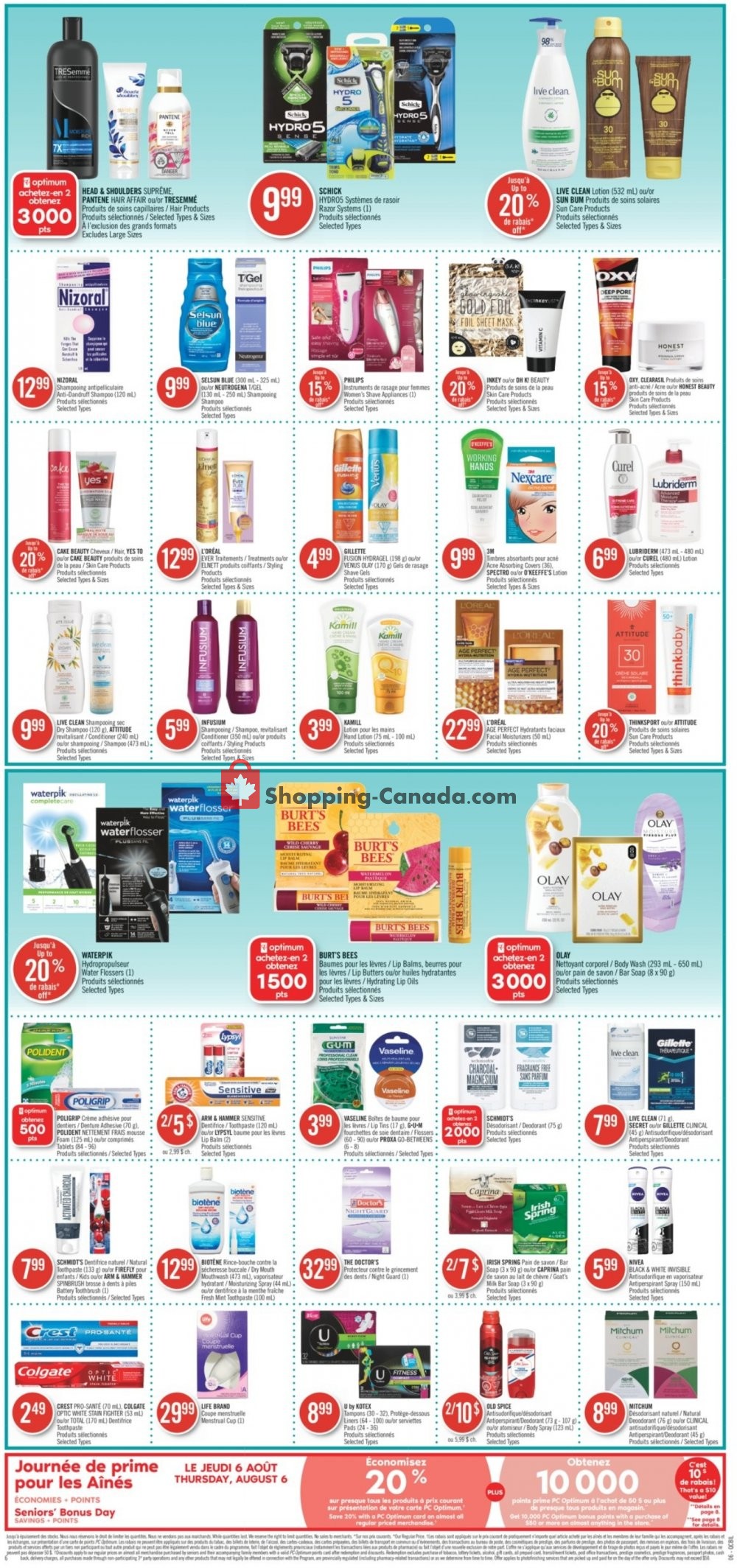 Pharmaprix flyer from Saturday August 1, 2020 to Friday August 7, 2020 - page 10