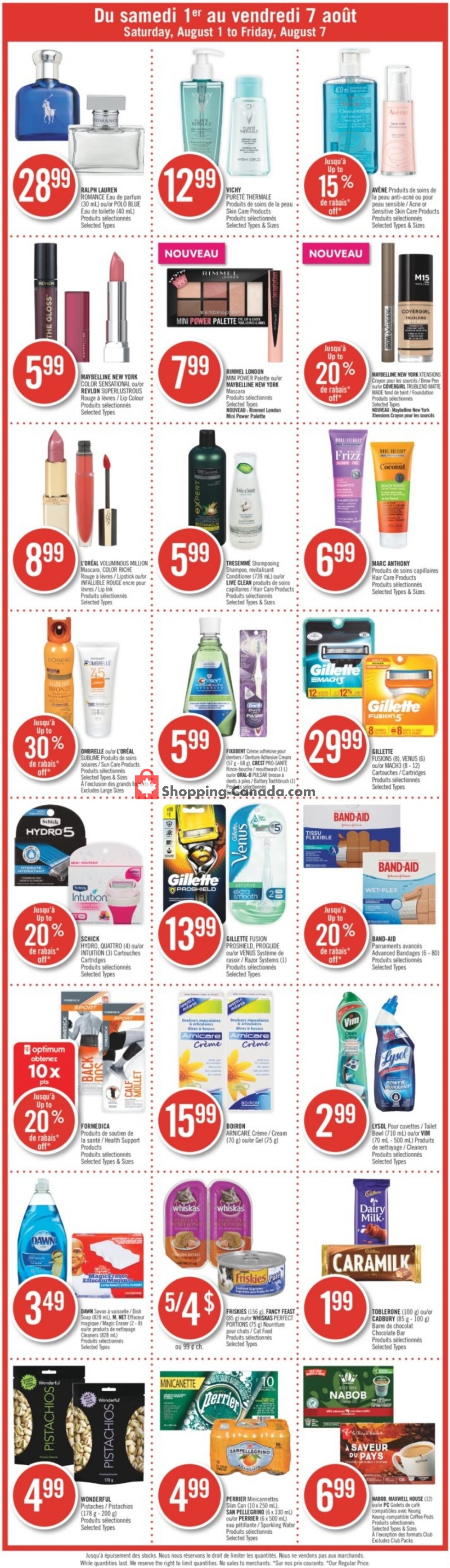 Pharmaprix flyer from Saturday August 1, 2020 to Friday August 7, 2020 - page 2