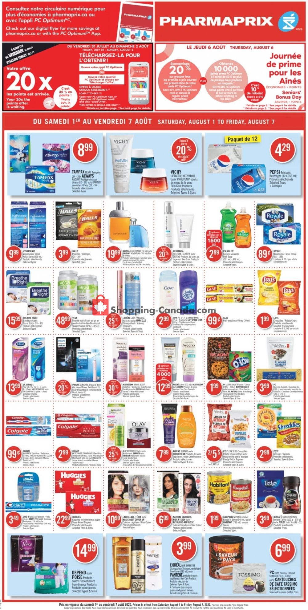 Pharmaprix flyer from Saturday August 1, 2020 to Friday August 7, 2020 - page 3