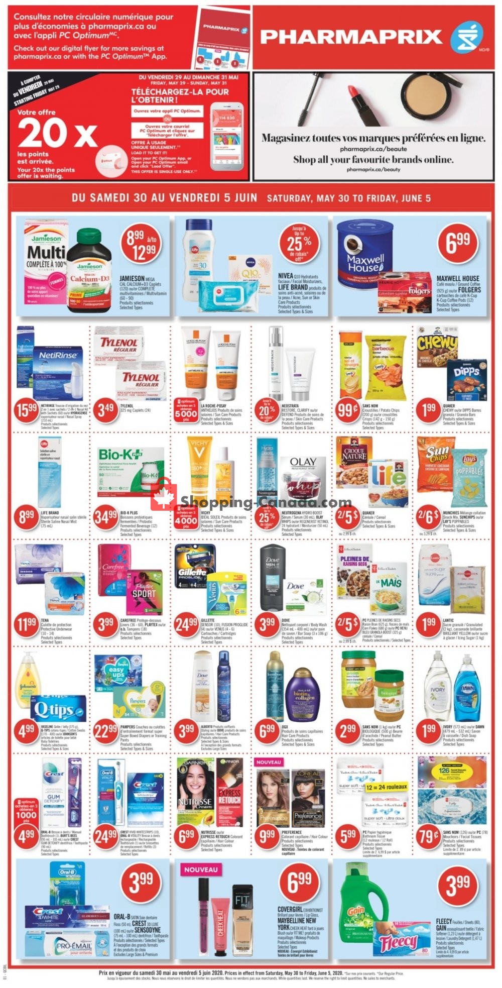 Pharmaprix flyer from Saturday May 30, 2020 to Friday June 5, 2020 - page 4