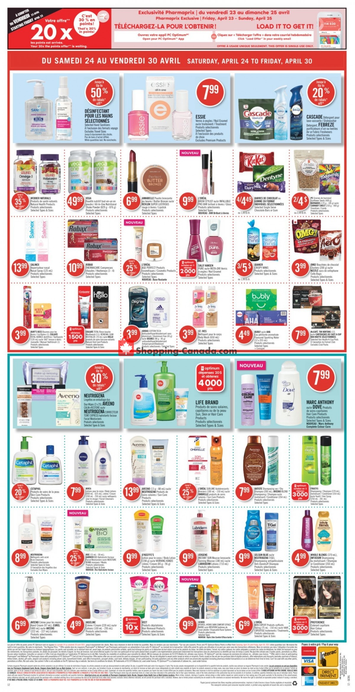Pharmaprix flyer from Saturday April 24, 2021 to Friday April 30, 2021 - page 20
