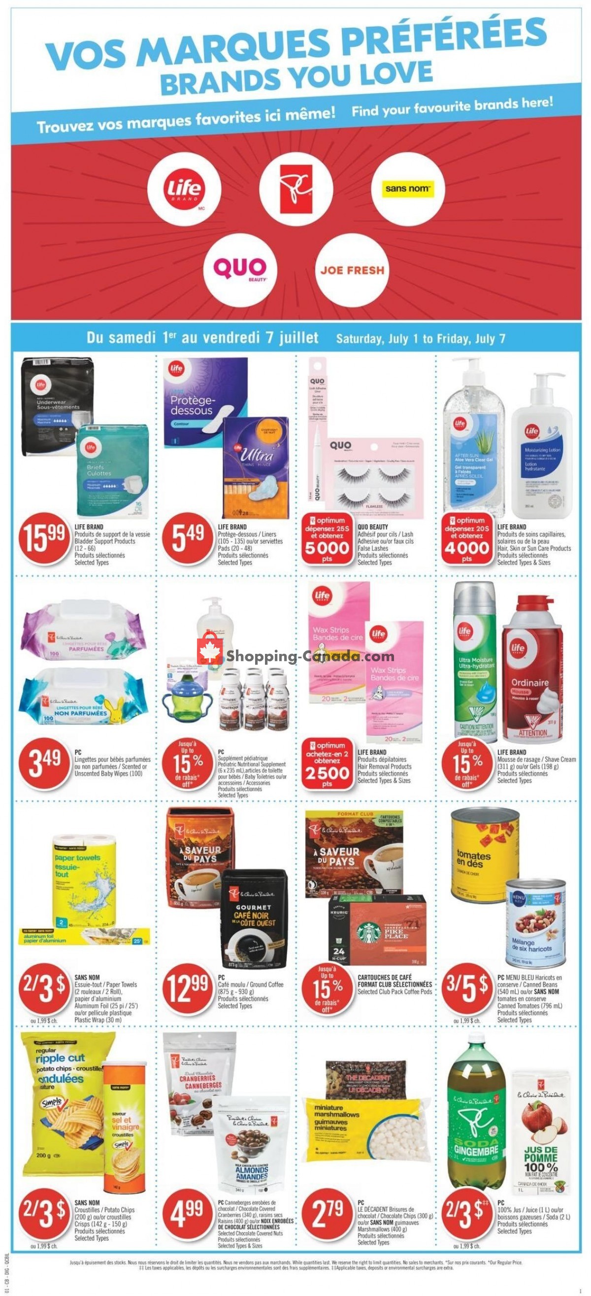 Pharmaprix flyer from Saturday July 1, 2023 to Friday July 7, 2023 - page 13
