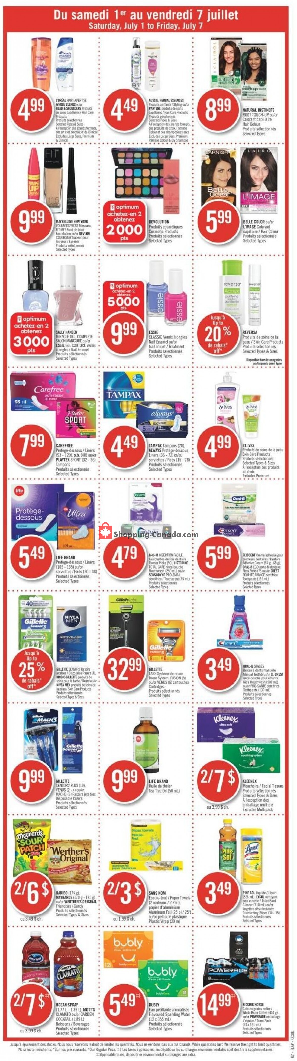 Pharmaprix flyer from Saturday July 1, 2023 to Friday July 7, 2023 - page 3