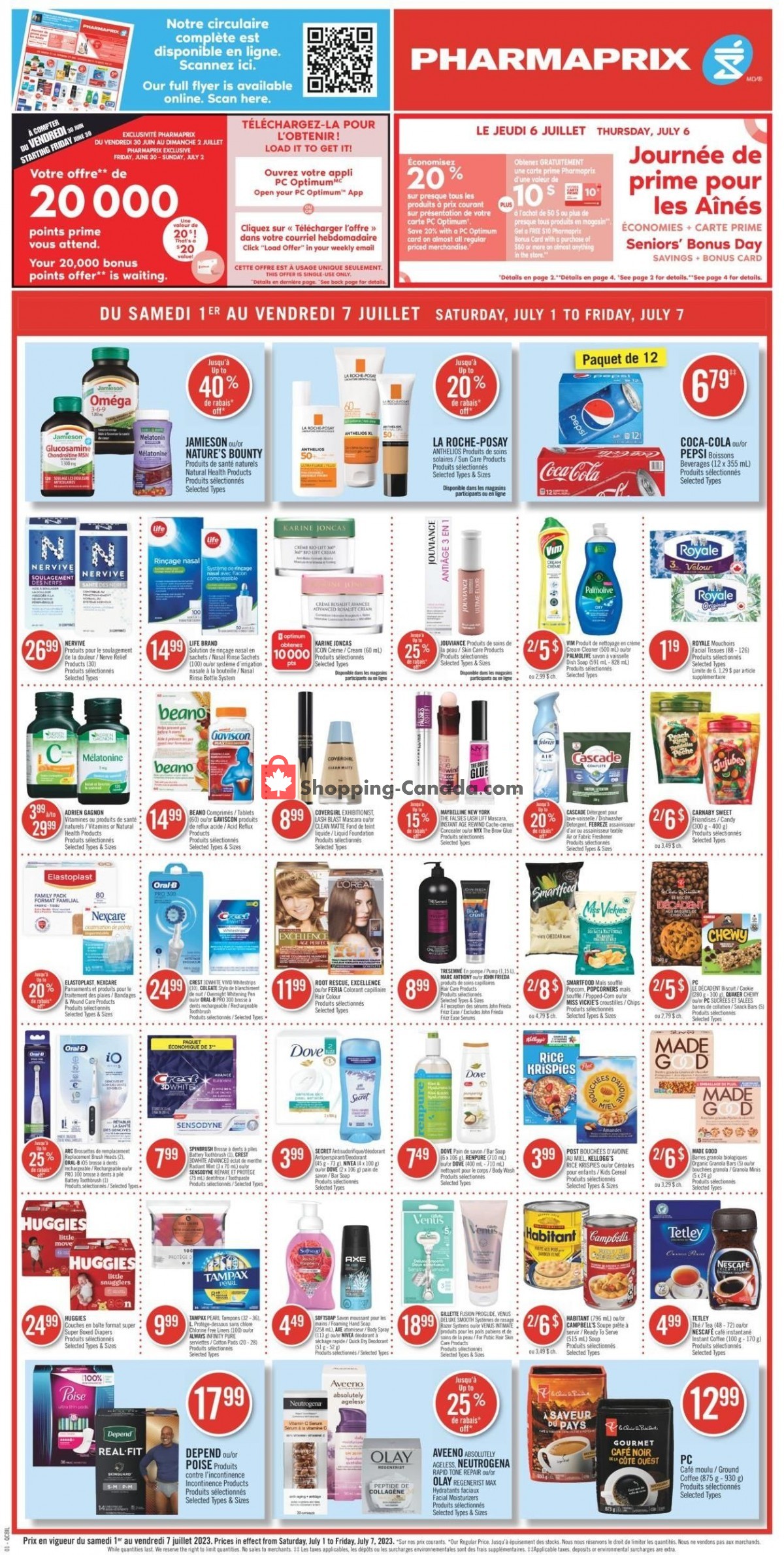 Pharmaprix flyer from Saturday July 1, 2023 to Friday July 7, 2023 - page 4