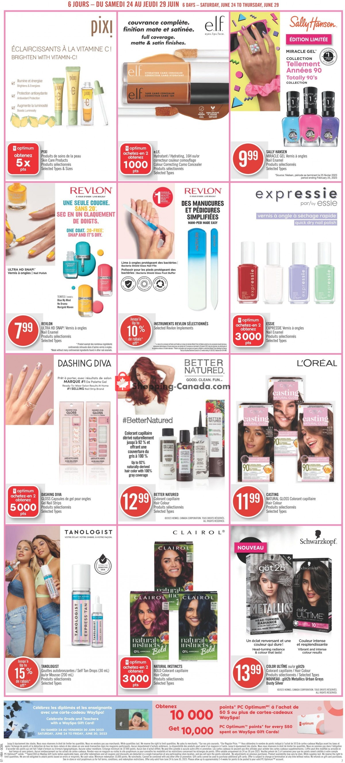 Pharmaprix flyer from Saturday June 24, 2023 to Thursday June 29, 2023 - page 15