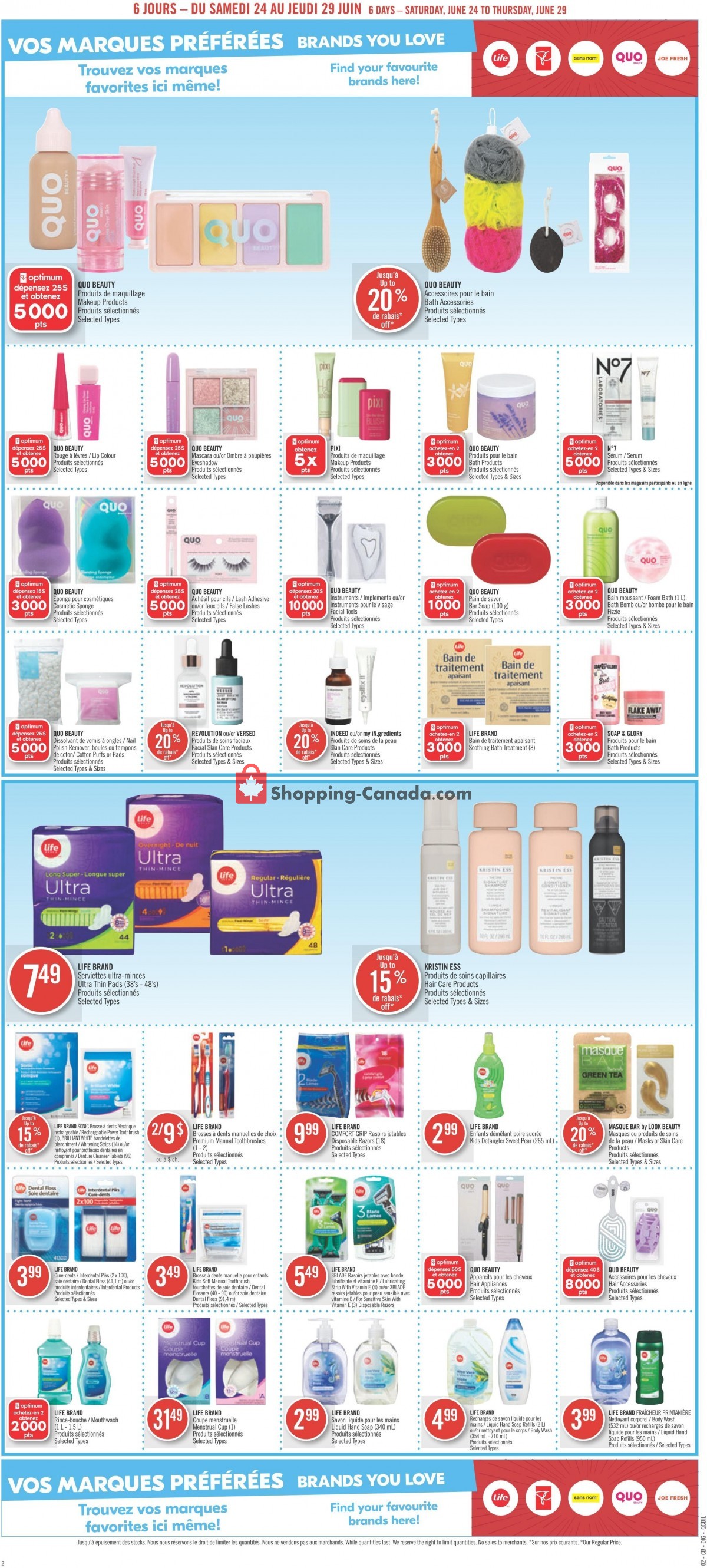 Pharmaprix flyer from Saturday June 24, 2023 to Thursday June 29, 2023 - page 20