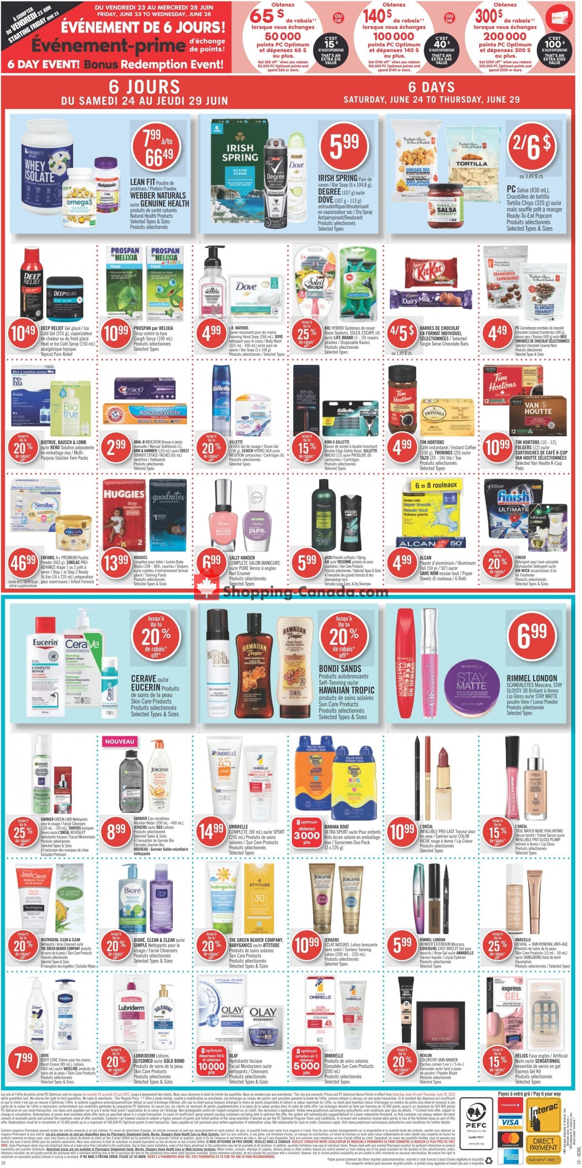 Pharmaprix flyer from Saturday June 24, 2023 to Thursday June 29, 2023 - page 21