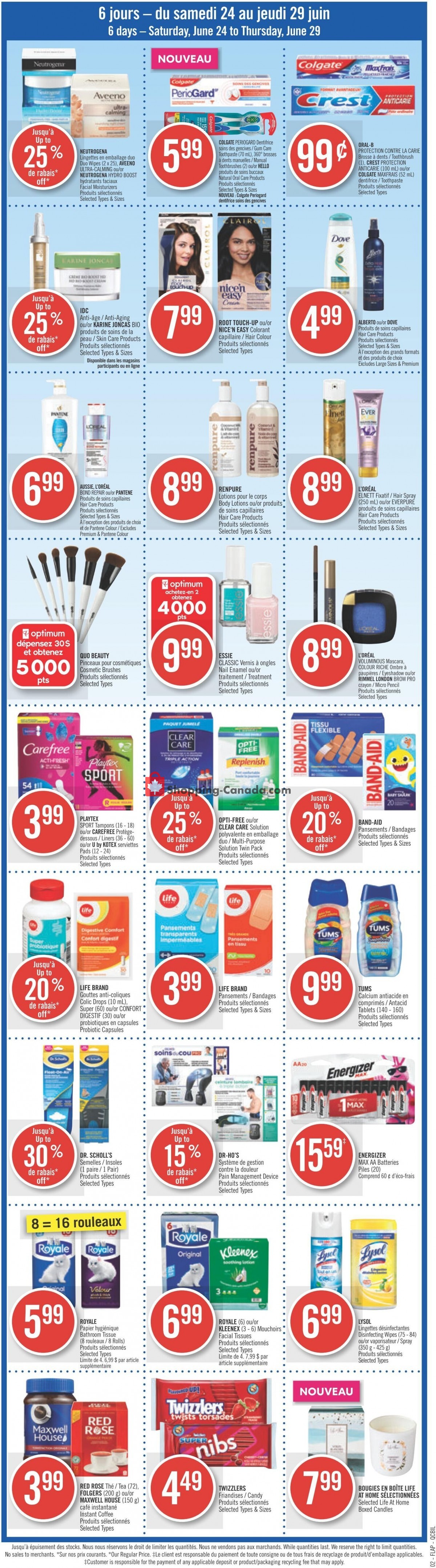 Pharmaprix flyer from Saturday June 24, 2023 to Thursday June 29, 2023 - page 3