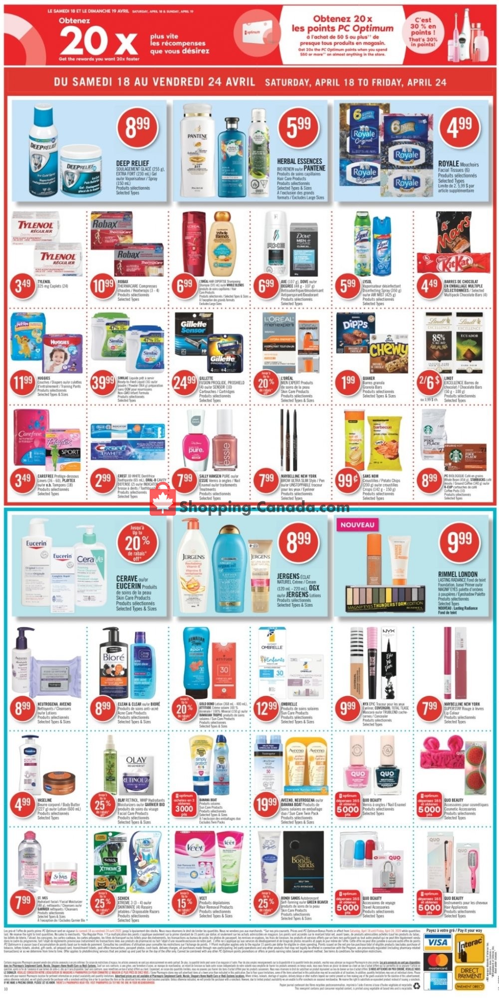 Pharmaprix flyer from Saturday April 18, 2020 to Friday April 24, 2020 - page 13