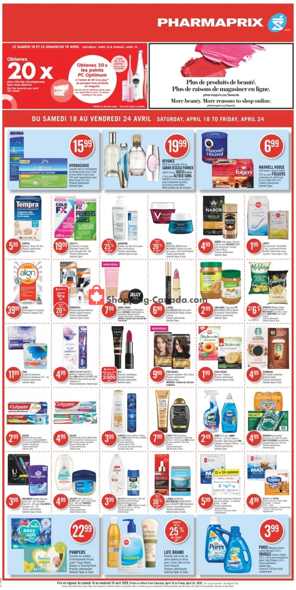 Pharmaprix flyer from Saturday April 18, 2020 to Friday April 24, 2020 - page 2