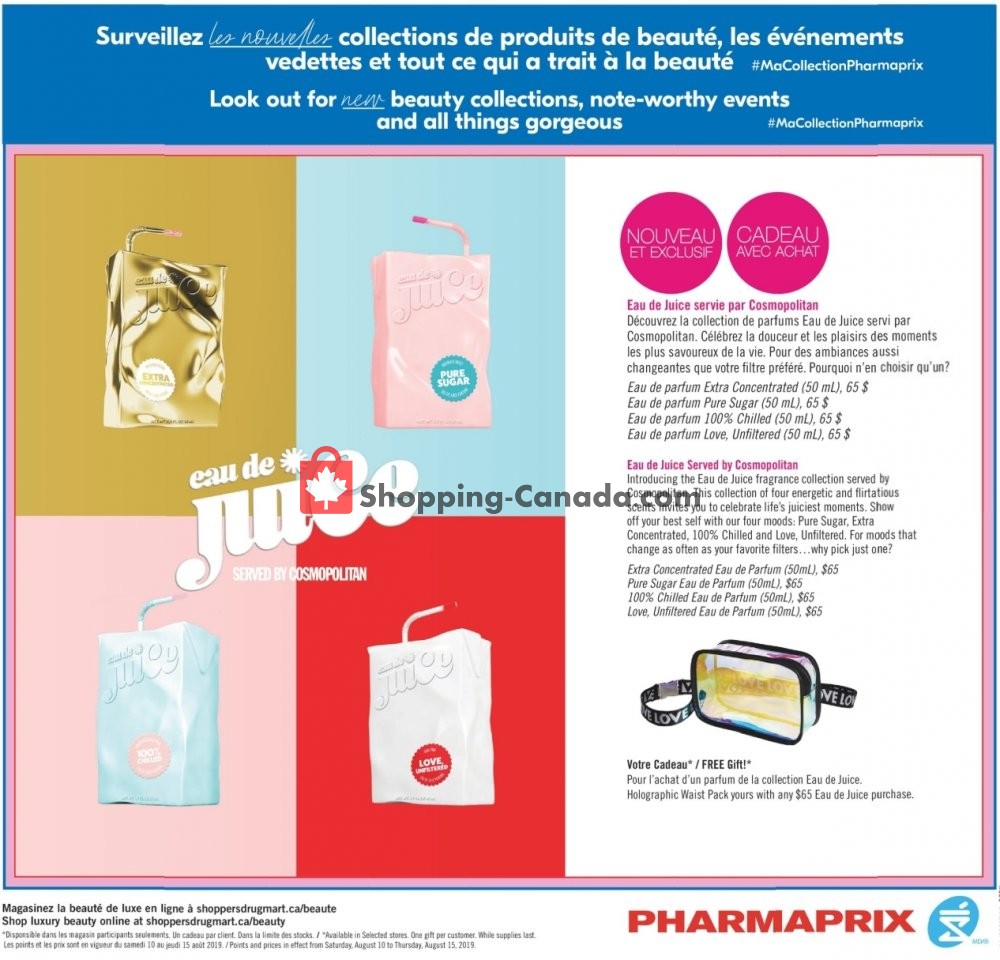 Pharmaprix flyer from Saturday August 10, 2019 to Thursday August 15, 2019 - page 10