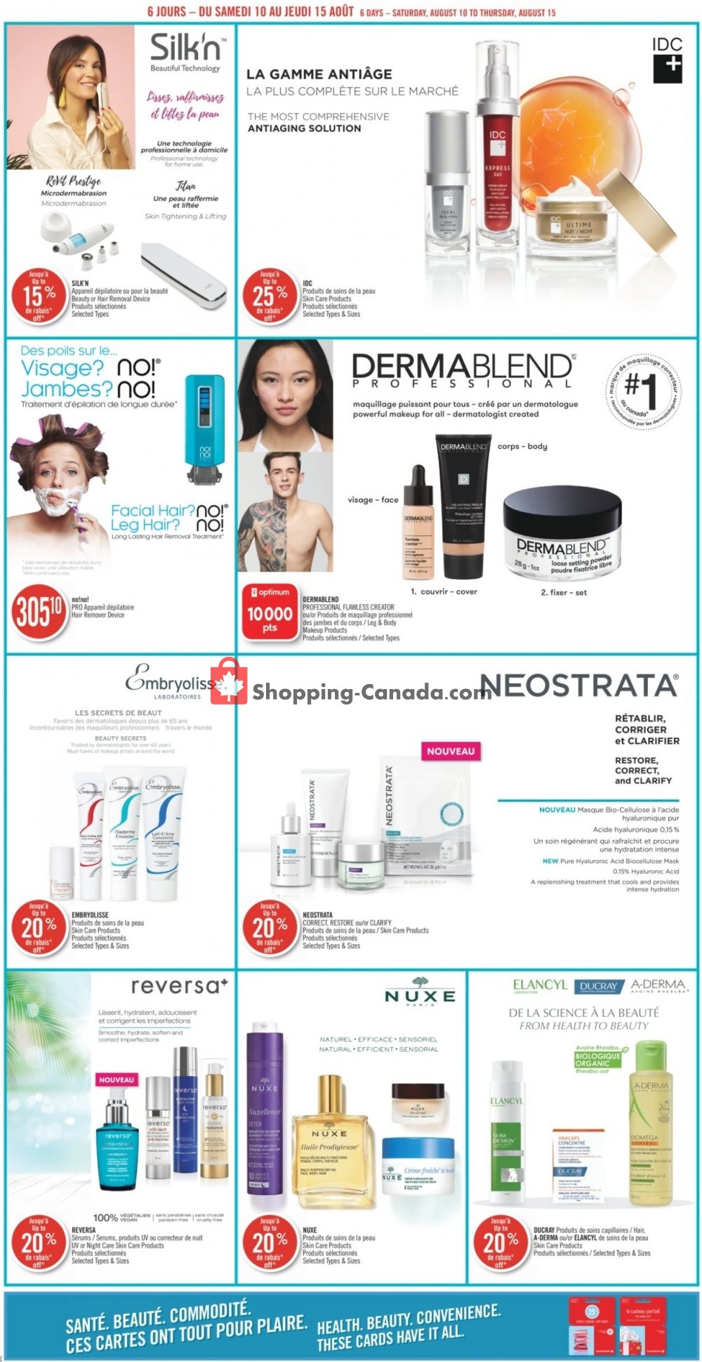 Pharmaprix flyer from Saturday August 10, 2019 to Thursday August 15, 2019 - page 20