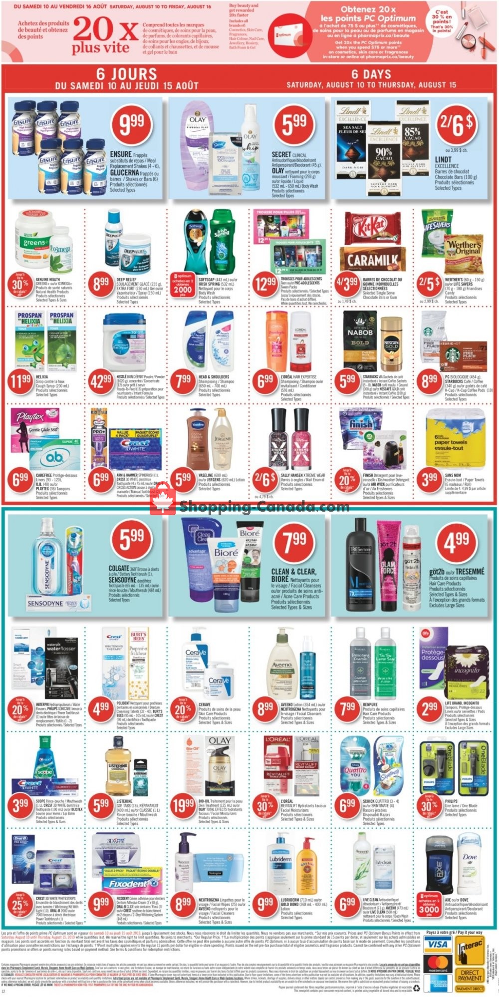 Pharmaprix flyer from Saturday August 10, 2019 to Thursday August 15, 2019 - page 21