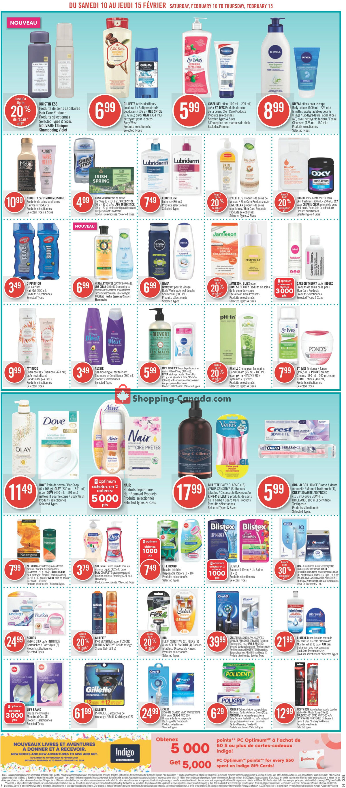 Pharmaprix flyer from Saturday February 10, 2024 to Thursday February 15, 2024 - page 10