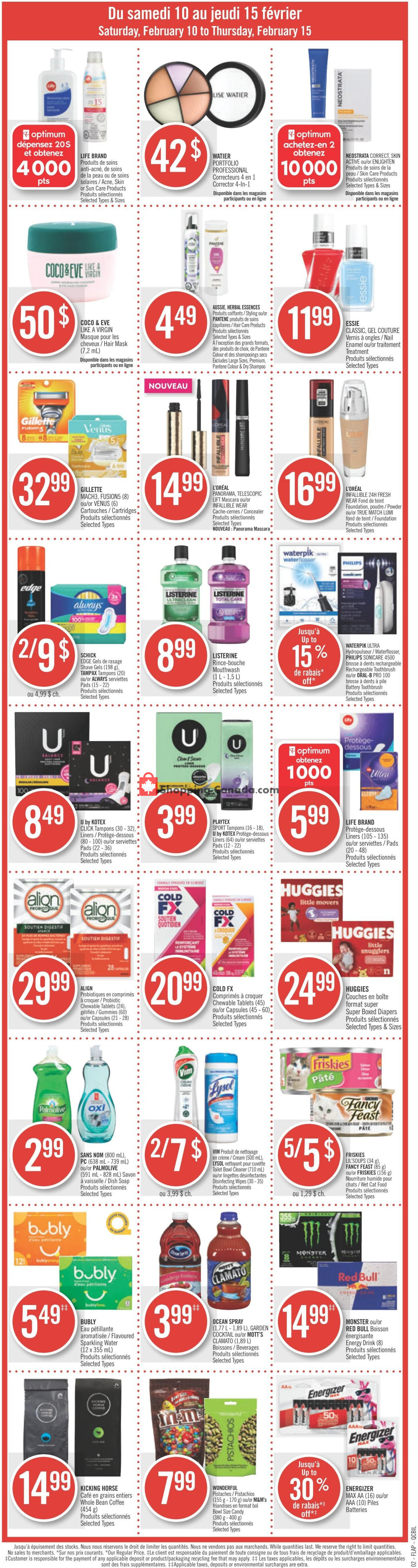 Pharmaprix flyer from Saturday February 10, 2024 to Thursday February 15, 2024 - page 2