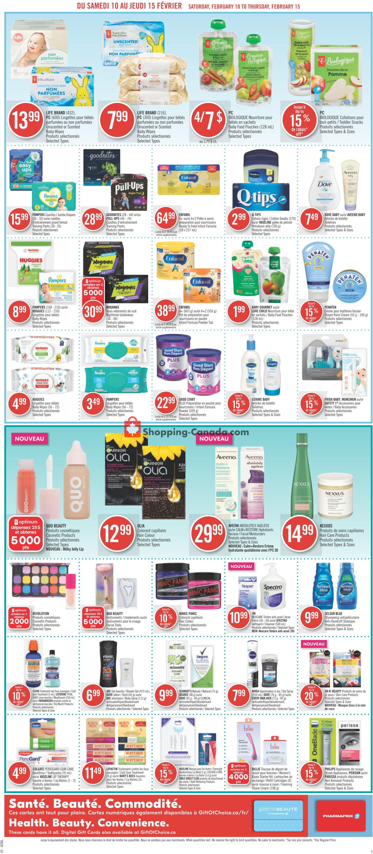 Pharmaprix flyer from Saturday February 10, 2024 to Thursday February 15, 2024 - page 9